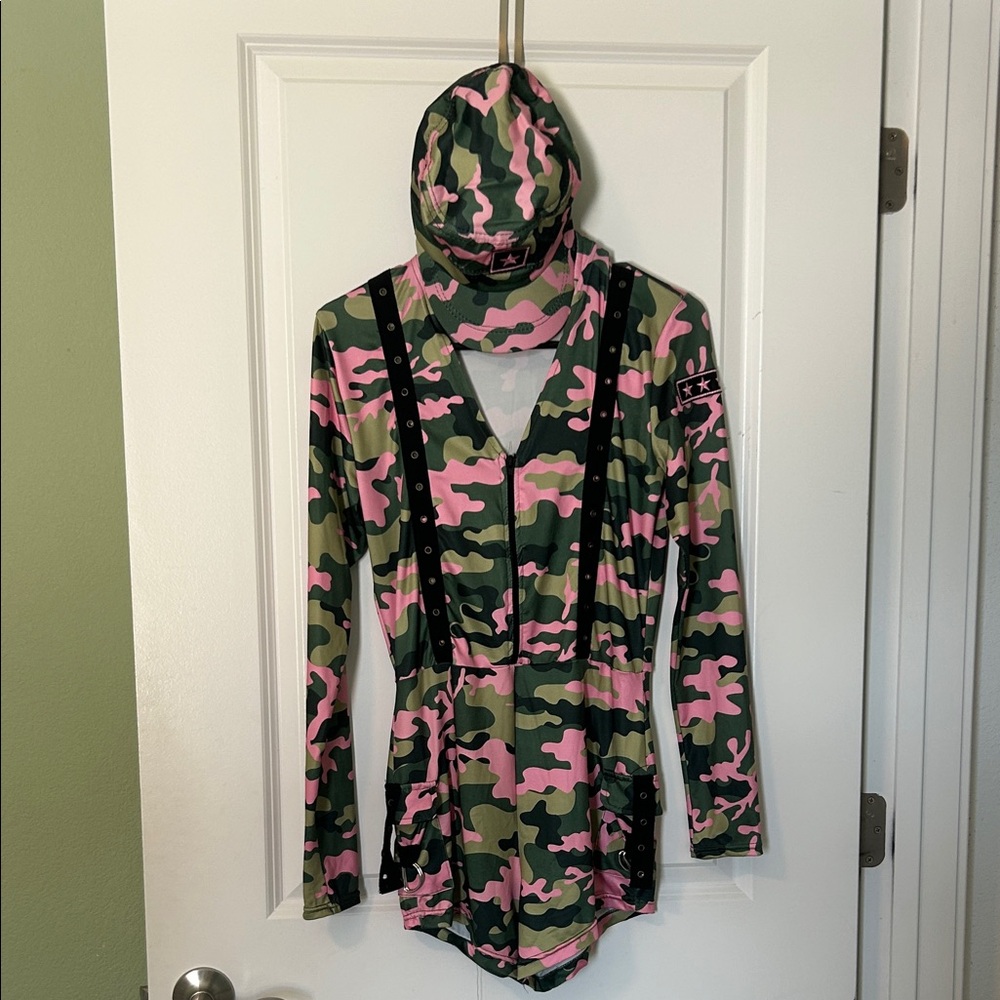 Spirit Pink and Green Camouflage Women's Halloween costume